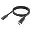 Akasa AK-CBUB70-12BK schwarzes USB-C-Verlängerungskabel, 1,2 m, USB 3.2 Gen 2, 10 Gbit/s