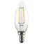 Xavax LED-Filamentlampe / E14 / 250 lm (ersetzt 25 W) / Kerzenweiß / Warmweiß / Klar