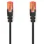 Nedis CAT6 30 m schwarz / Patchkabel / RJ45 - RJ45 / U/UTP / Runder PVC-Mantel