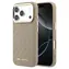 Karl Lagerfeld Perforierte Goldpunkte beige iPhone 17 Pro Max / Rückseite / MagSafe / PU-Kunstleder