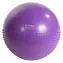 HMS YB03N lila / Gymnastikball / 55 cm / platzsicher / Massagenoppen