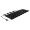 DeLock Water-Drop schwarz / Tastatur / Kabelgebundenes USB / QWERTZ-Tastatur / Nummernblock