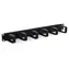 Triton RAB-VP-X21-A1 / 19" 1HE Rackpanel / 6x Haken 70x40 mm / Metall / Schwarz