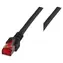 EFB CAT6 S/FTP 1,5 m schwarz / Patchkabel / RJ45-RJ45 / LSZH / 250 MHz / 1000 Mbit/s
