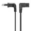 Manhattan 356879 schwarz / Netzkabel / EU Stecker 90° - C7 90° / 3 m
