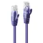 Lindy Patchkabel Cat6 U/UTP, lila, 1 m / Patchkabel / RJ-45 / 250 MHz