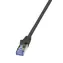 LogiLink CAT7 S/FTP 50m schwarz / Patchkabel / LSZH / 600 MHz / RJ-45