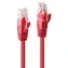 Lindy Patchkabel Cat6 rot / Patchkabel / U/UTP / RJ45-RJ45 / Plug & Play / 0,3 m