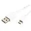 OEM weiß / Kabel USB-A auf microUSB B / 5-polig / 1,8 m