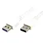 OEM Value USB-A - USB-A weiß / Kabel / USB 3.0 / 5 Gbit/s / 1,8 m