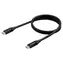 Edimax UC4 schwarz / Kabel USB-C - USB-C / Thunderbolt 3 / USB4 / 40 Gbit/s / PD 240 W / 1 m