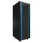 Extralink Rack-Schrank 37 HE schwarz / Rack-Schrank / 19" / 600 × 800 mm / Glastür / Tragfähigkeit 600 kg