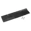 Lanberg 19" gebürstete Frontblende schwarz / Frontblende / Kabeleinführung