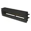 Lanberg 19" 3HE Stromverteiler TS-35 schwarz / Rack-Verteiler / DIN-Schiene / 3HE