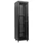 Xtendlan 47U/800x1000 schwarz / Rack-Schrank / 19" / perforierte Tür / perforierte Rückwand
