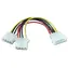 OEM -Netzadapter 5,25" auf 2x 5,25" / Adapter / Molex / 0,15 m