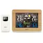 Alecto WS-1560 Bambus / Wetterstation / drahtloser Außensensor / Reichweite 100 m / Display 5,7"