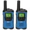 Alecto FR115BW schwarz / Walkie-Talkie-Set / Reichweite 7 km / 8 Kanäle / PTT/VOX