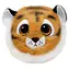 Ty Plüschtiger Hüpfburg, gestreift, orange / 8 cm