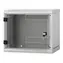 Triton RUA-12-AS6-BAX-A1 / Wandrack 19" / 12 HE / 600 mm / Glastür / abnehmbare Seitenwände