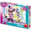 Dino Puzzle Minnie und Daisy in der Stadt XL / 100 Teile / 47 x 33 cm