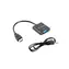 Lanberg schwarz / Adapter / HDMI (M) auf VGA (F) + 3,5-mm-Klinkenstecker (F) / 0,2 m / Full HD