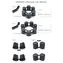 Prosperplast Modulares Dosen-Set, Fassständer, anthrazit / Kunststoff / Höhe: 53 cm
