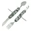 Cattara DIGI CAMPER Taschenmesser 11 cm / Edelstahl / multifunktional / Löffel, Gabel, Flaschenöffner