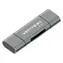 Vention Speicherkartenleser USB 3.0/USB-C grau / Speicherkartenleser / SD / microSD / 5000 Mbit/s