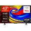 43" TCL 43P7L Fernseher, schwarz / QLED / 4K UHD / Google TV / WLAN / Bluetooth / HDMI / 20-W-Lautsprecher
