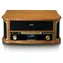 LENCO TCD-2571 braun / Plattenspieler mit Radio und CD