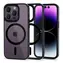 Tech-Protect MagMat transparent schwarz / Schutzhülle für Apple iPhone 14 Pro Max / MagSafe