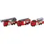 TEDDIES Feuerwehrwagen / Rückziehmechanismus / 13-16 x 5 cm