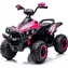CHIPOLINO Elektro-Quad (ATV) Geschwindigkeit Pink / 2 × 35 W Motor / 2,2-4,3 km/h / Li- ION -Akku 10,8 V/5 Ah