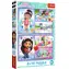 Trefl Puzzle Gabbys Zauberhaus: Spielspaß mit Gabby / 2 x 70 Teile / 27,5 x 18 cm / ab 4 Jahren