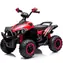 CHIPOLINO Elektrofahrzeug Quad ATV Speed rot / 2x 35 W / Li- ION 10,8 V/5 Ah / bis zu 4,3 km/h / Licht und Musik