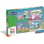 Clementoni Puzzle Peppa Pig für unterwegs 4-in-1 / 12+16+20+24 Teile / ab 3 Jahren