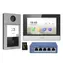 HIKVISION DS-KIS604-S(C) / IP-Videotelefonset / Heimmonitor / Türstation / Umschalter / microSD