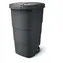 Prosperplast Wheeler Abfalleimer 110 l anthrazit / Kunststoff / H 85,2 × B 49,6 cm