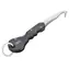 TROIKA HOOK 2 schwarz-silber / Brieföffner / Edelstahl / Schlüsselanhänger