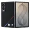 BMW M PU-Perforierter Dreifarbenstreifen für Samsung Galaxy Z Fold8 Schwarz / Rückseite / Magnetisch / PU-Leder