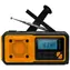 Notfallradio mit Kurbel, Solar und Powerbank / Radio / AM/FM/SW / IPX3 / LED-Taschenlampe / 4000 mAh Powerbank