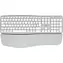 YENKEE YKB 2100 CSGY WL SWIFT grau / Kabellose Tastatur / Ergonomisch / 2,4 GHz + Bluetooth 5.0 / USB-C