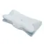 Powerton ERGO LUNIA weiß-hellblau / Ergonomisches Kissen / PU-Schaum / Abnehmbarer Bezug / 640 x 350 x 120 mm