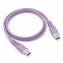 Powerton Energy PASTEL EDITION lila / Kabel / USB-C - USB-C / 60 W / PD / 1 m / Silikon