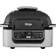 Ninja AG301EU schwarz-silber / Heißluftfritteuse + Grill / 1750W / 5,7 l / 5 Programme / 40 - 265 °C