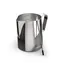 Xavax Barista Wasserkocher zur Zubereitung von Milchschaum silber / mit Stift für Latte Art / 600ml / Edelstahl