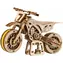 Wooden City 3D-Puzzle Motorrad MotoCross / 88 Teile / ab 14 Jahren
