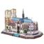 CubicFun 3D Puzzle Kathedrale Notre Dame - LED / 149 Teile / 39,5 x 22 x 28 cm / ab 8 Jahren