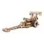 Ugears 3D mechanisches Holzpuzzle Rennwagen (Dragster) / ab 14 Jahren / 321 Teile / Schwierigkeit: hoch